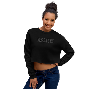 Biker Babe On Board - Women's Cropped Sweatshirt