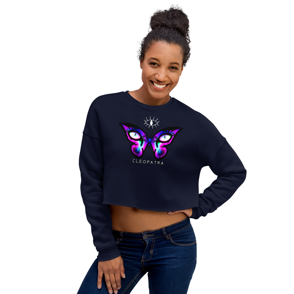 Cleopatra (Trance) - Women's Cropped Sweatshirt